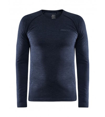 RUSSELL PERFORMANCE VOLTAGE ACTIVE STRETCH BASE LAYER MENS CREW Grey Blue 