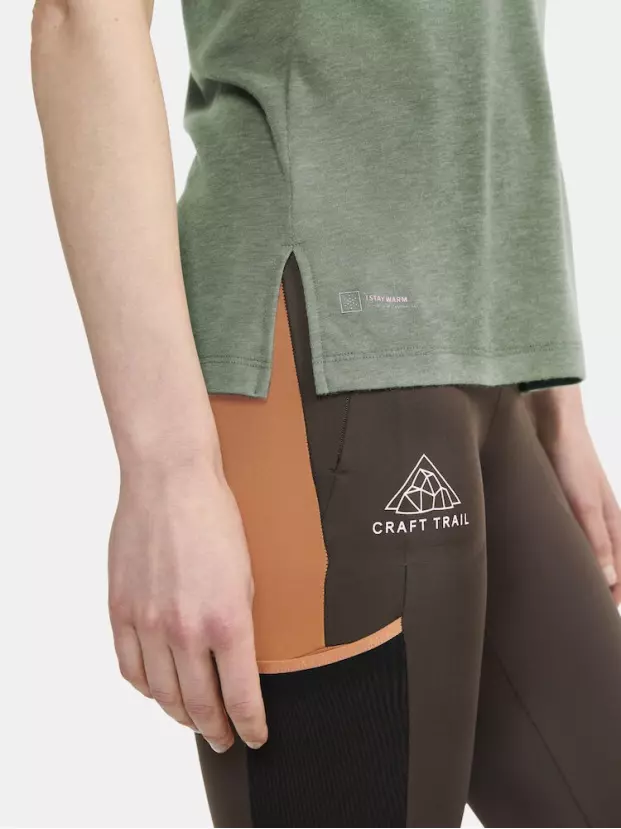 PRO TRAIL WOOL SS TEE W