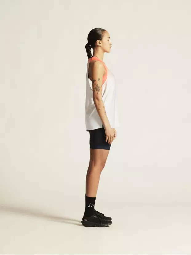RACE DAY SINGLET W