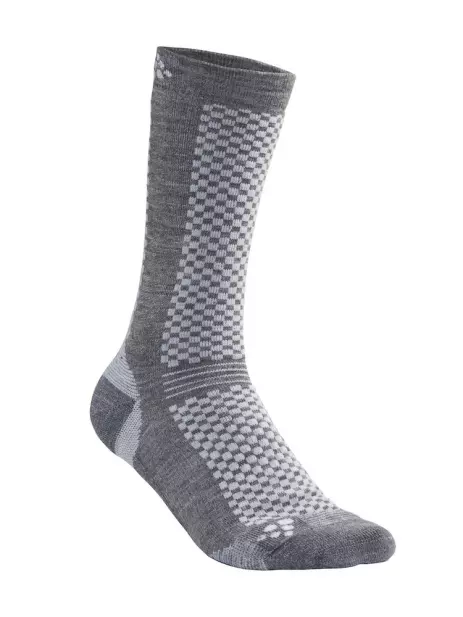 WARM MID 2-PACK SOCK - Gris