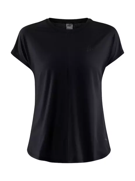 CORE CHARGE RIB TEE W - Noir