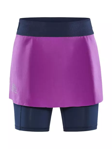PRO TRAIL 2IN1 SKIRT W - Lila