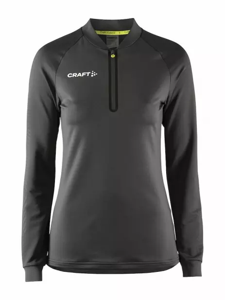 EXTEND HALF ZIP W - Dunkelgrau